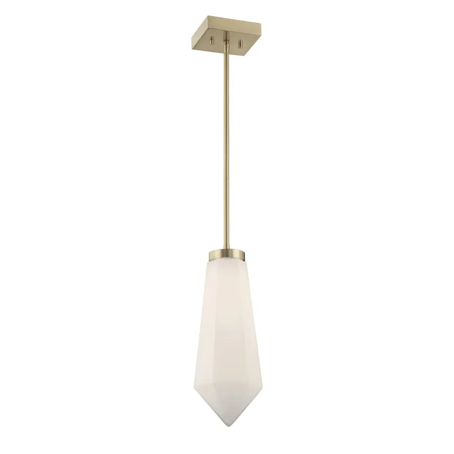 Leland 1-Light Pendant in Noble Brass by Dann Foley - Image 3