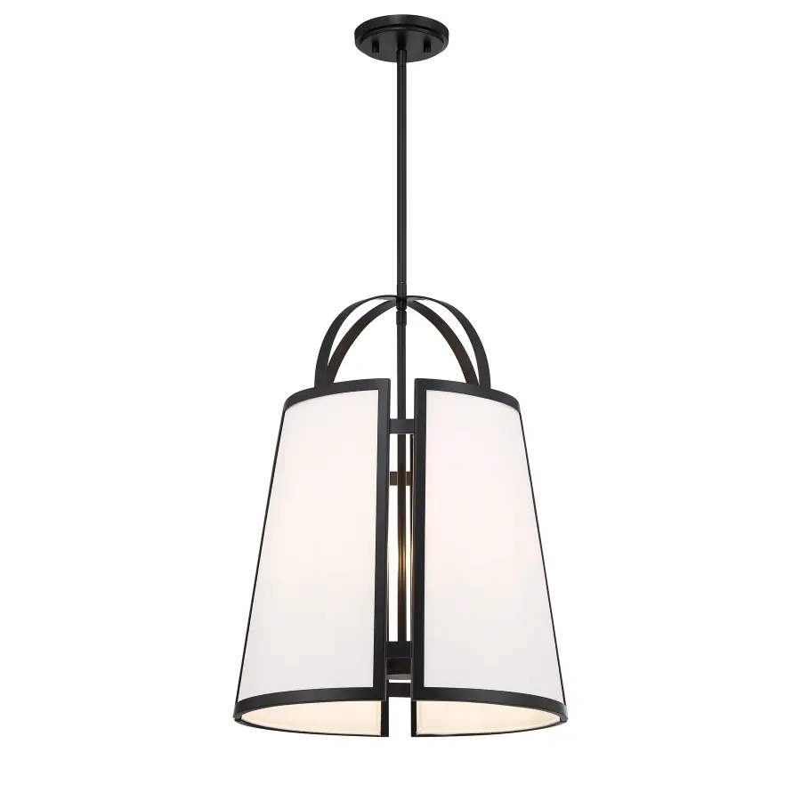 Chartwell 4-Light Pendant in Matte Black - Image 5
