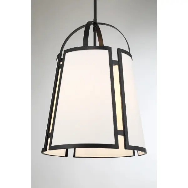Chartwell 4-Light Pendant in Matte Black - Image 6