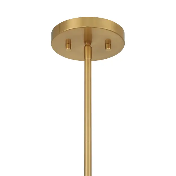 Hearne 4-Light Pendant in Warm Brass by Dann Foley - Image 6