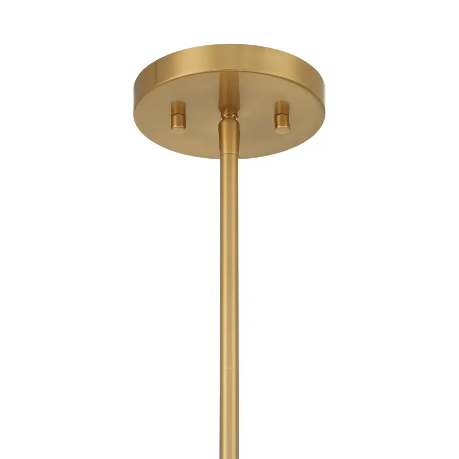 Hearne 4-Light Pendant in Warm Brass by Dann Foley - Image 6