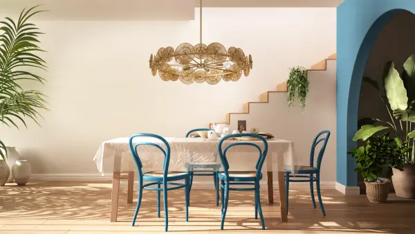 Abbott 5-Light Pendant in Distressed Gold by Breegan Jane - Image 10