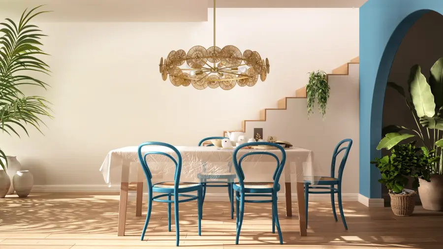 Abbott 5-Light Pendant in Distressed Gold by Breegan Jane - Image 10