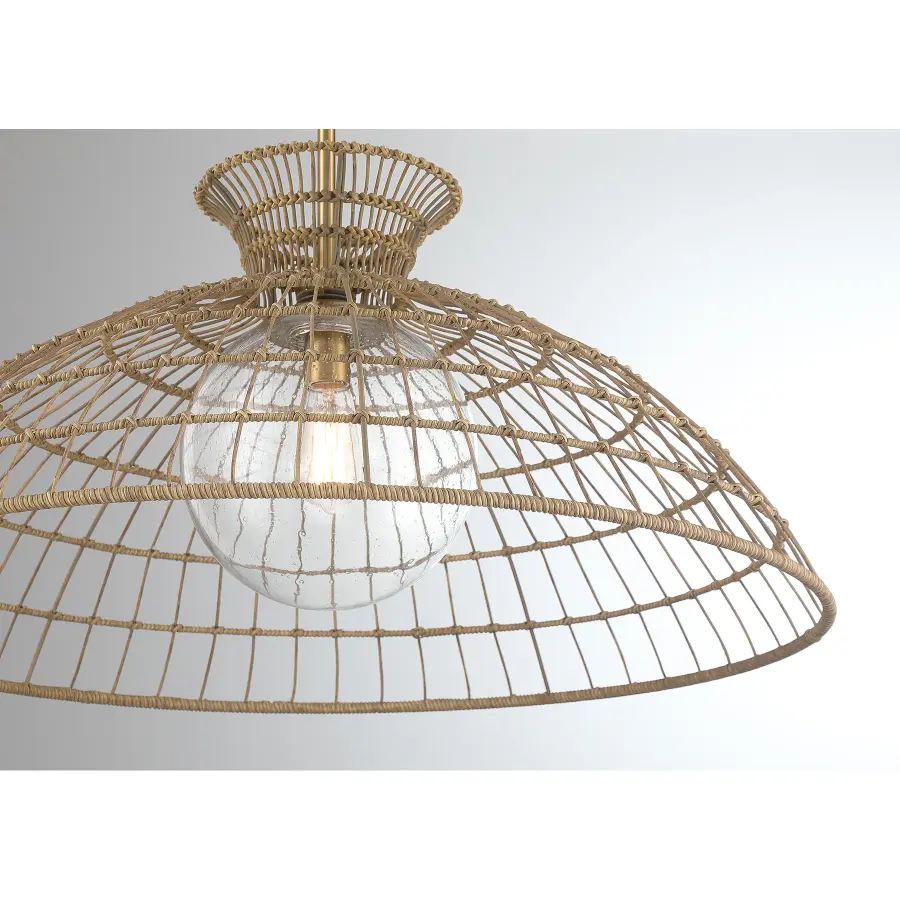 Lanai 1-Light Pendant in Warm Brass - Image 5
