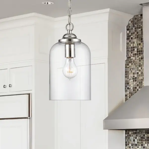 Bally 1-Light Pendant in Polished Nickel - alternate view
