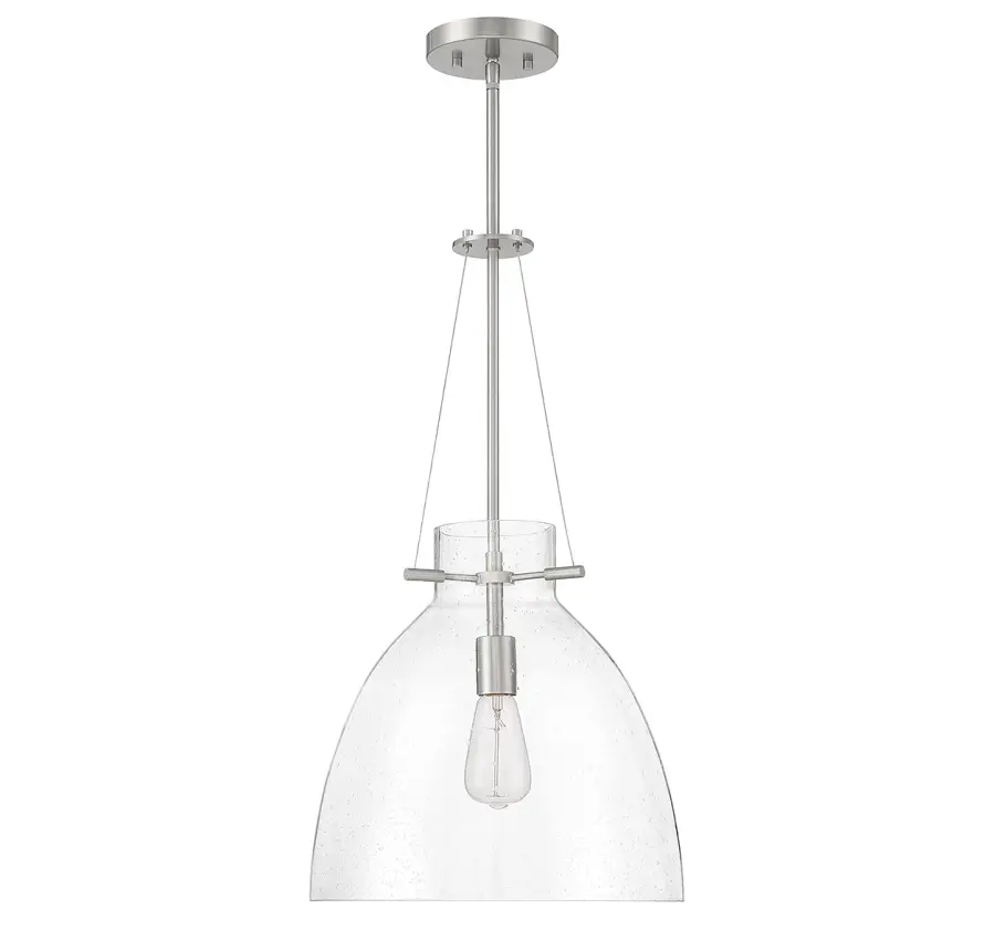 Foster 1-Light Pendant in Satin Nickel - Image 2