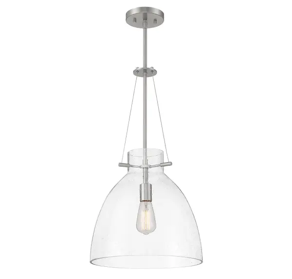 Foster 1-Light Pendant in Satin Nickel - Image 3