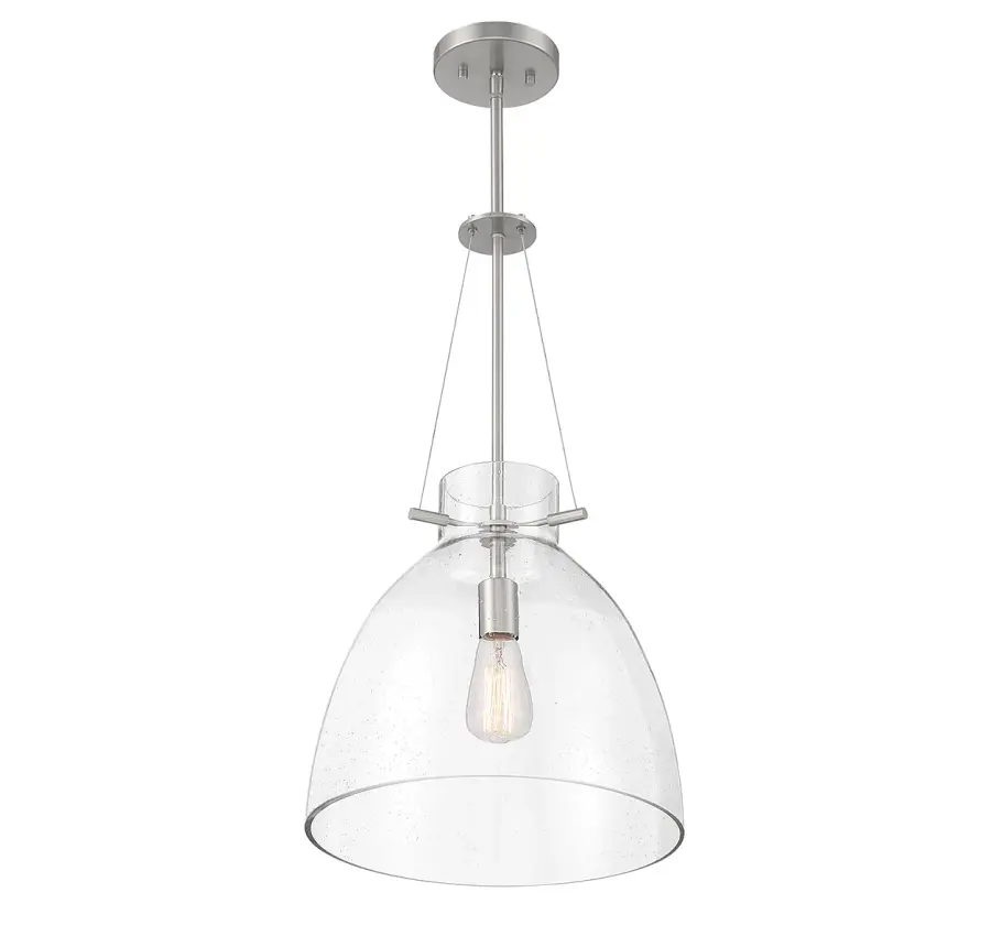 Foster 1-Light Pendant in Satin Nickel - Image 4