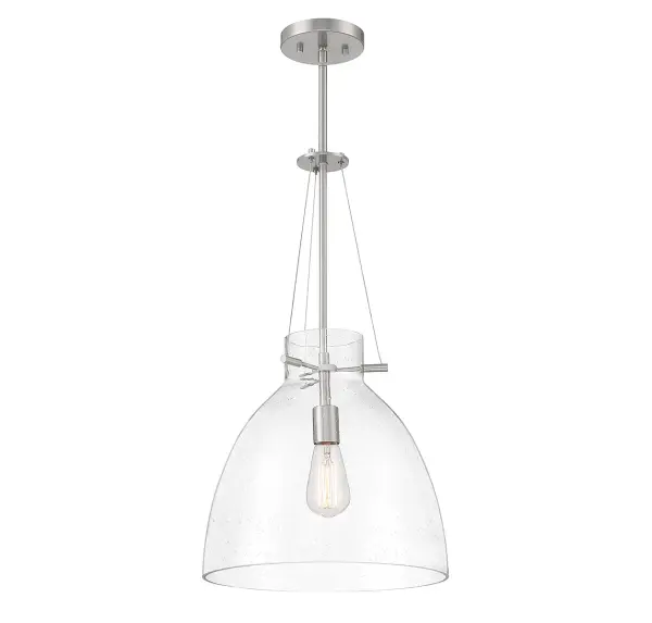 Foster 1-Light Pendant in Satin Nickel - Image 5