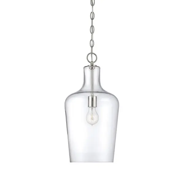 Franklin 1-Light Pendant in Polished Nickel