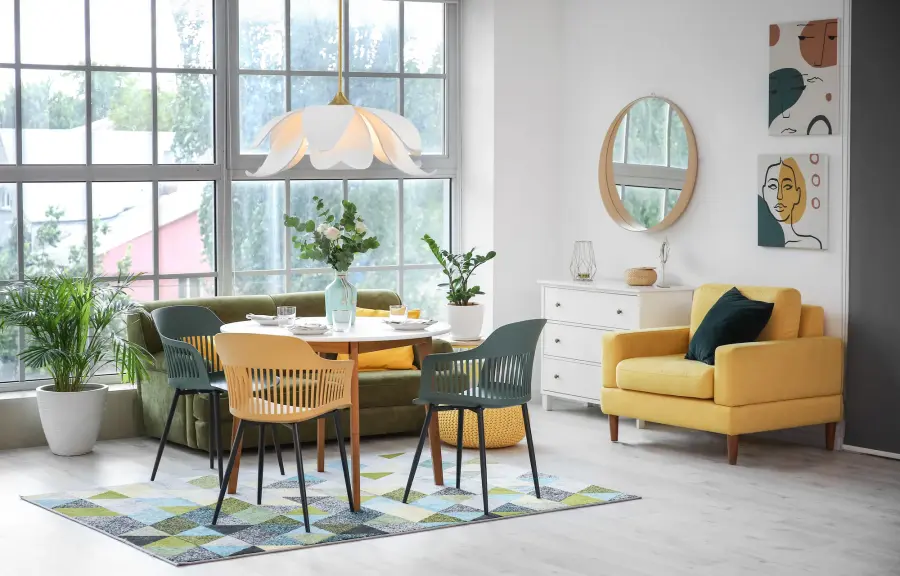 Elsie 6-Light Pendant in Warm Brass - Image 8