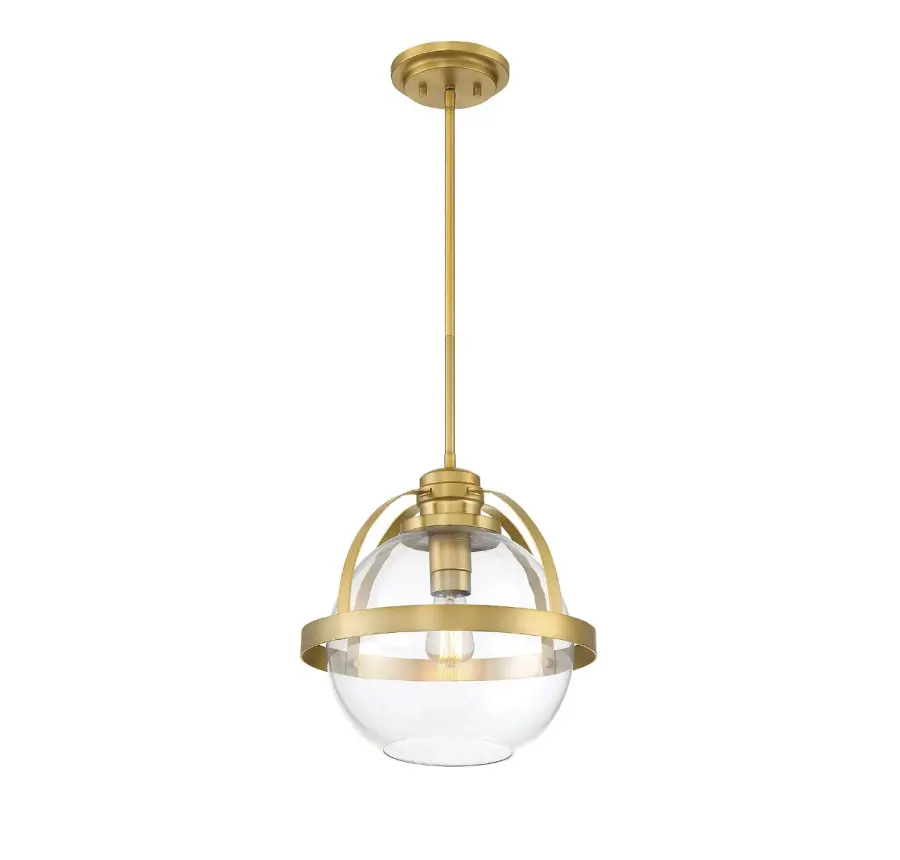 Pendleton One Light Pendant in Warm Brass - Image 3