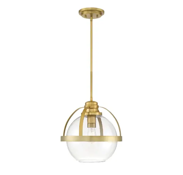 Pendleton One Light Pendant in Warm Brass - Image 4
