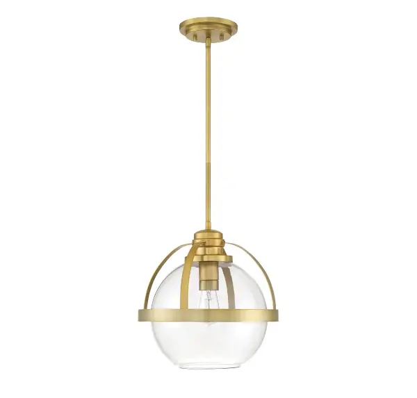 Pendleton One Light Pendant in Warm Brass - Image 5