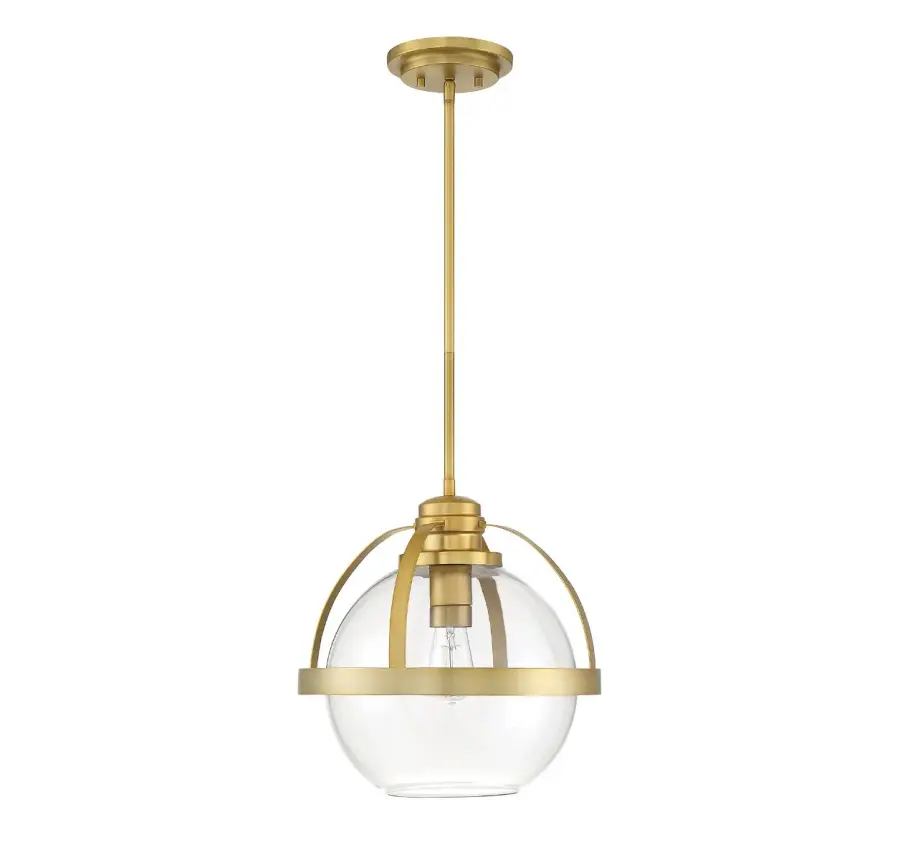 Pendleton One Light Pendant in Warm Brass - Image 5