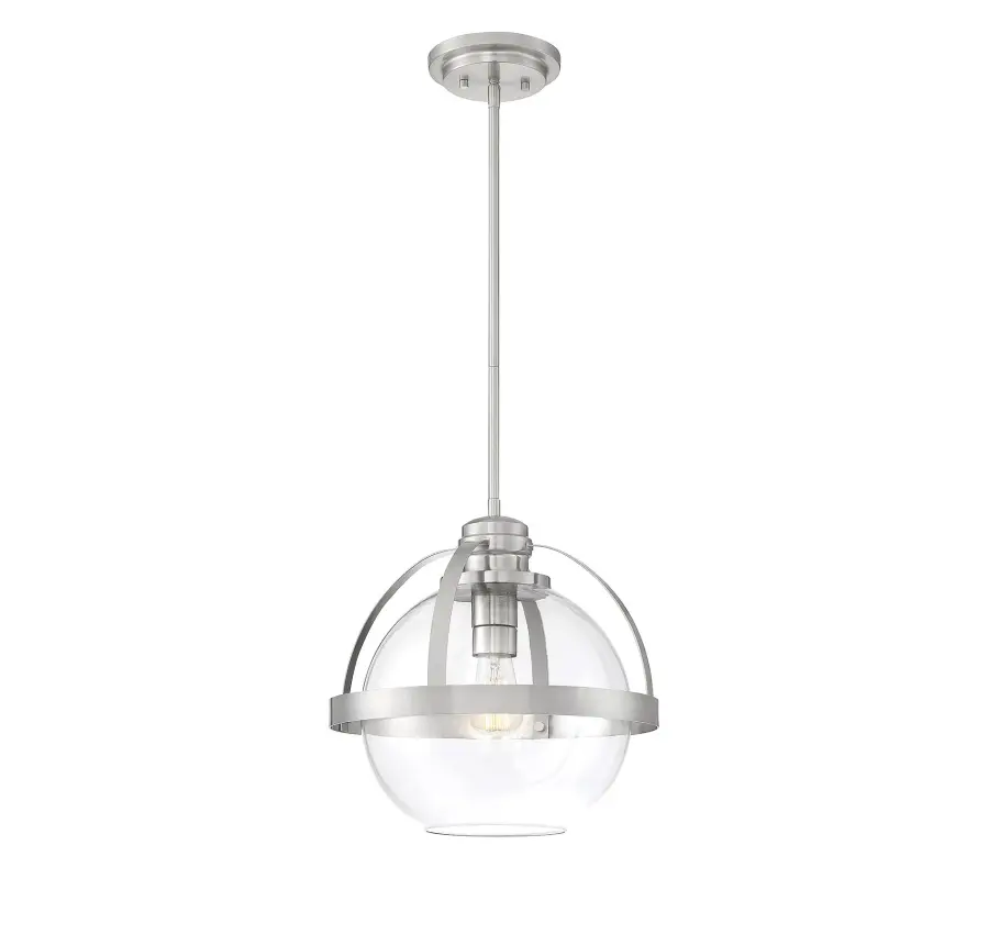 Pendleton 1-Light Pendant in Satin Nickel - Image 1