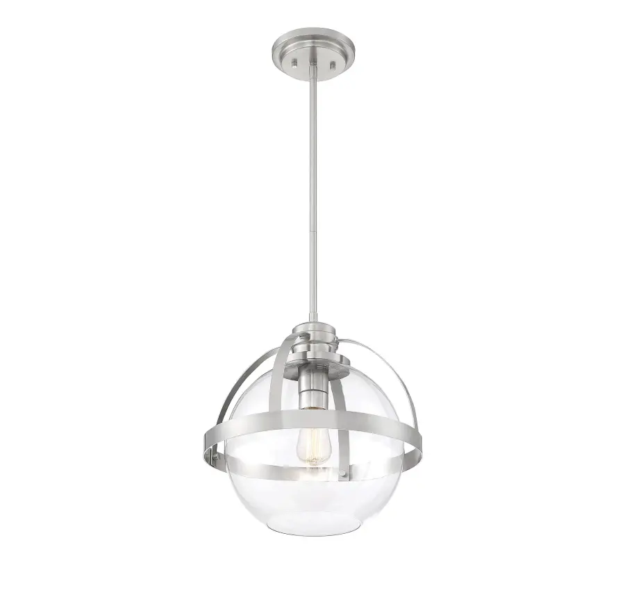 Pendleton 1-Light Pendant in Satin Nickel - Image 4