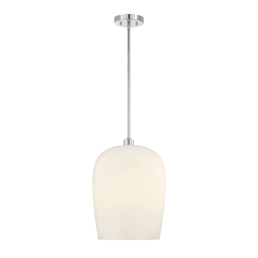 Livingston 1-Light Pendant in Chrome - Image 1