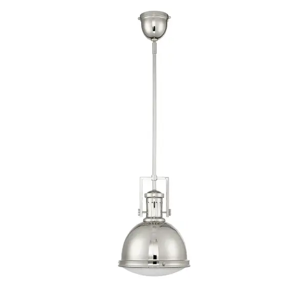 Chival 1-Light Pendant in Polished Nickel - alternate view