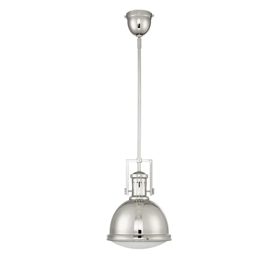 Chival 1-Light Pendant in Polished Nickel - Image 2