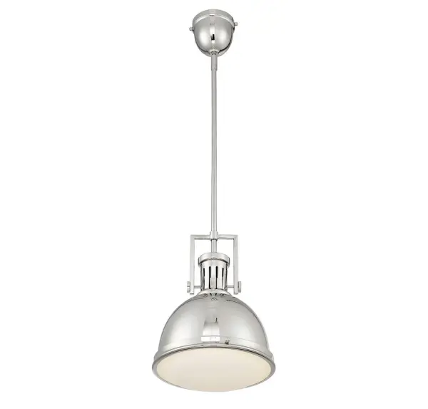 Chival 1-Light Pendant in Polished Nickel - Image 4