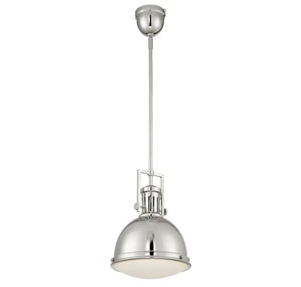 Chival 1-Light Pendant in Polished Nickel - Image 5