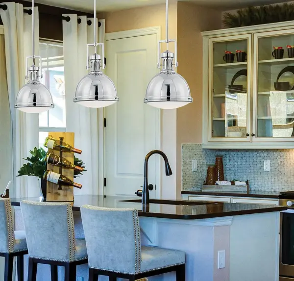 Chival 1-Light Pendant in Polished Nickel - Image 7