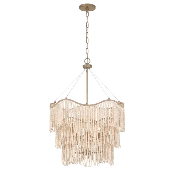 Melia 6-Light Pendant in Cypress by Breegan Jane