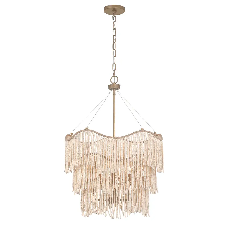 Melia 6-Light Pendant in Cypress by Breegan Jane - Image 1