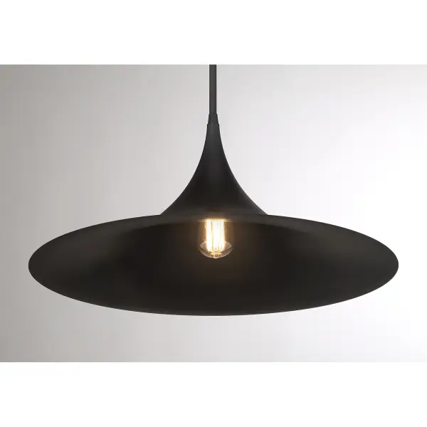 Bowdin 1-Light Pendant in Matte Black - Image 5
