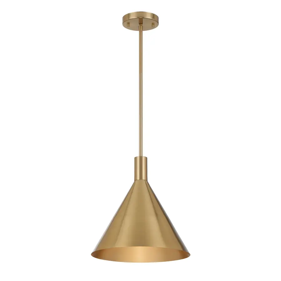 Pharos 1-Light Pendant in Noble Brass by Breegan Jane - Image 1