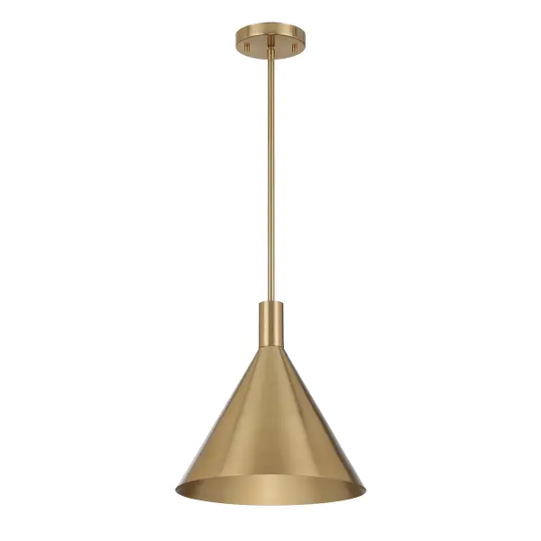 Pharos 1-Light Pendant in Noble Brass by Breegan Jane - alternate view