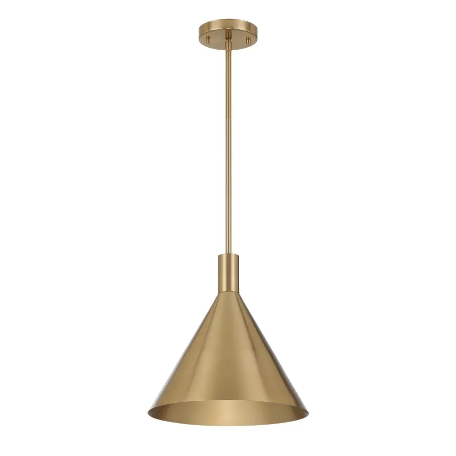 Pharos 1-Light Pendant in Noble Brass by Breegan Jane - Image 2