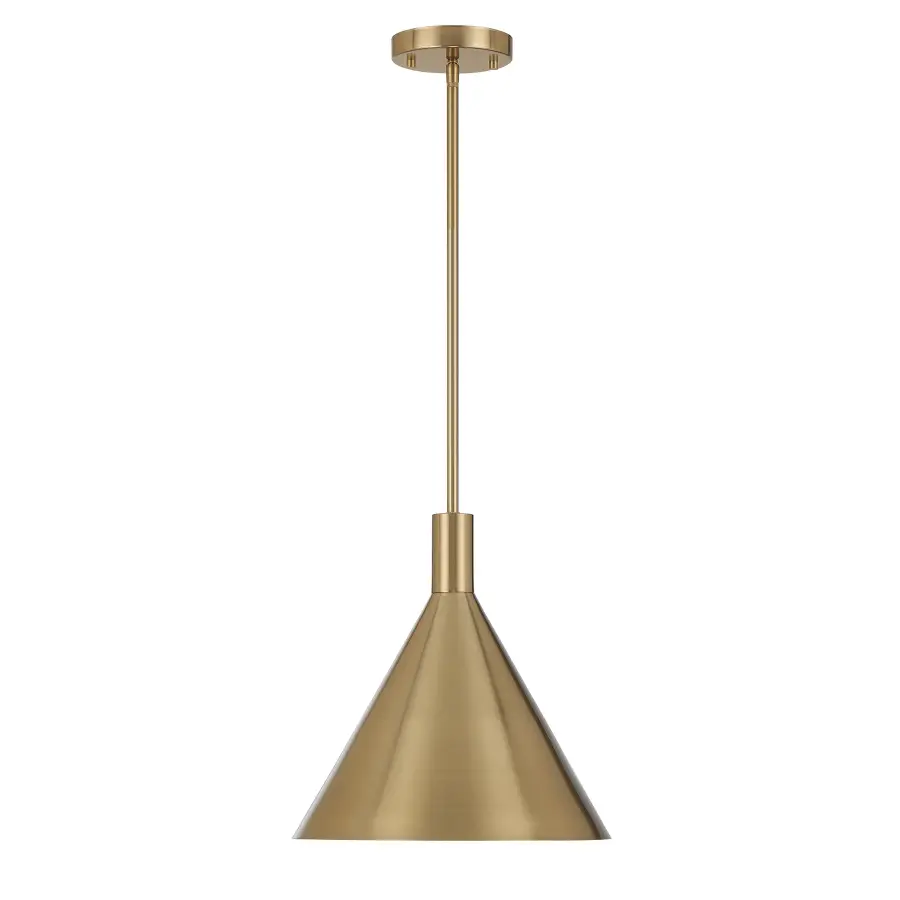 Pharos 1-Light Pendant in Noble Brass by Breegan Jane - Image 3