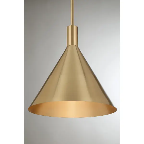 Pharos 1-Light Pendant in Noble Brass by Breegan Jane - Image 5