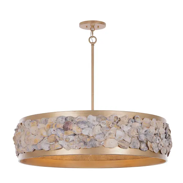Leanne 6-Light Pendant in Chandon by Breegan Jane - Image 1