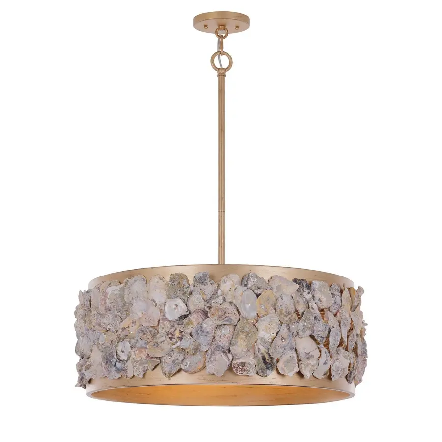 Leanne Four Light Pendant in Chandon - Image 1