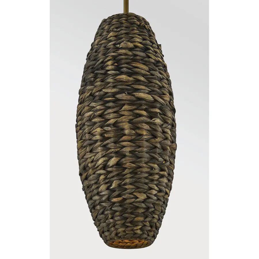 Tierra Brisa 1-Light Pendant in Riviera Brass by Breegan Jane - Image 5
