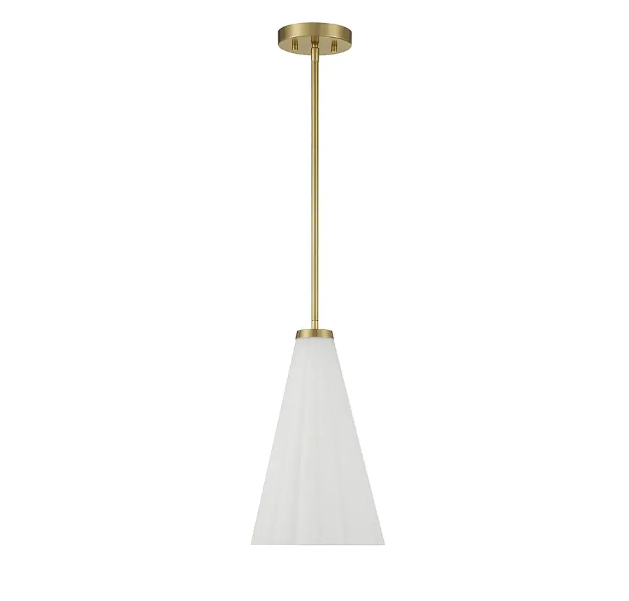 Bristol One Light Pendant in Warm Brass - Image 2