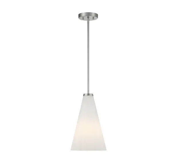 Bristol 1-Light Pendant in Satin Nickel
