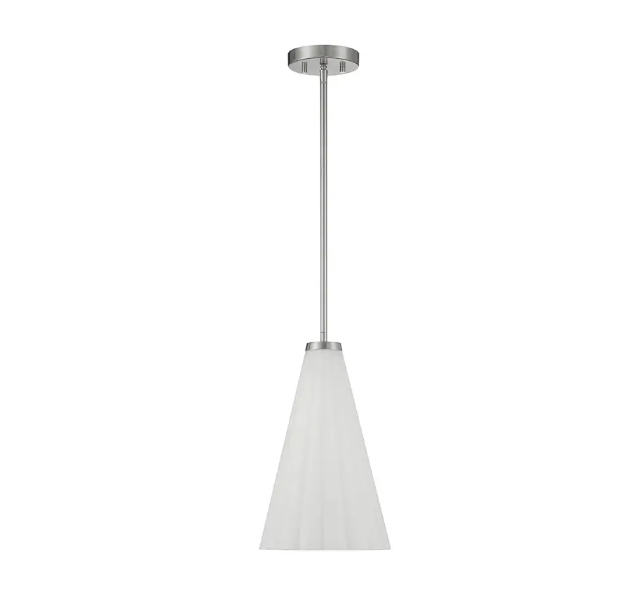 Bristol 1-Light Pendant in Satin Nickel - Image 2