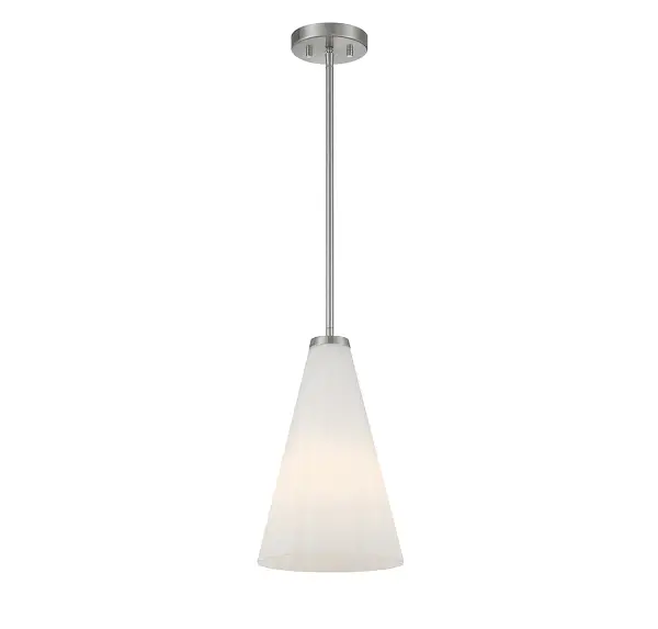 Bristol 1-Light Pendant in Satin Nickel - Image 3