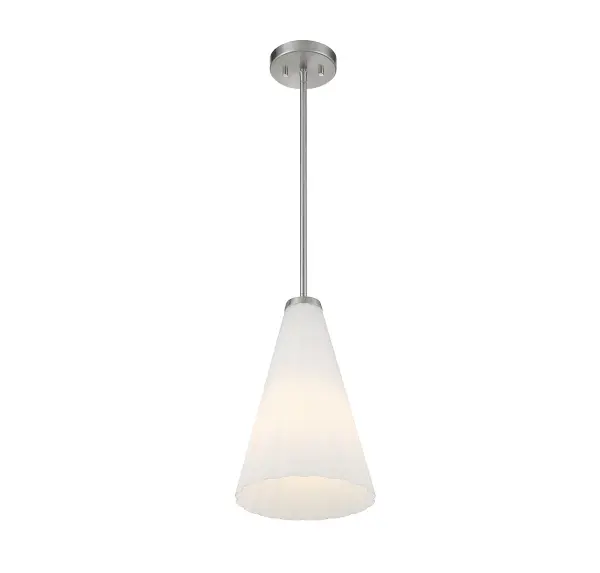 Bristol 1-Light Pendant in Satin Nickel - Image 4