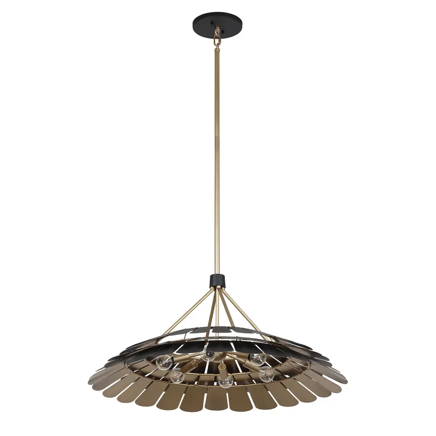 Turaco 6-Light Pendant in Midnight by Breegan Jane - Image 3