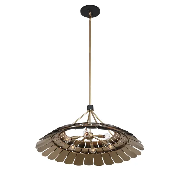 Turaco 6-Light Pendant in Midnight by Breegan Jane - Image 4