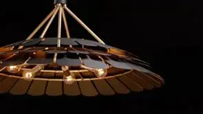 Turaco 6-Light Pendant in Midnight by Breegan Jane - Image 7