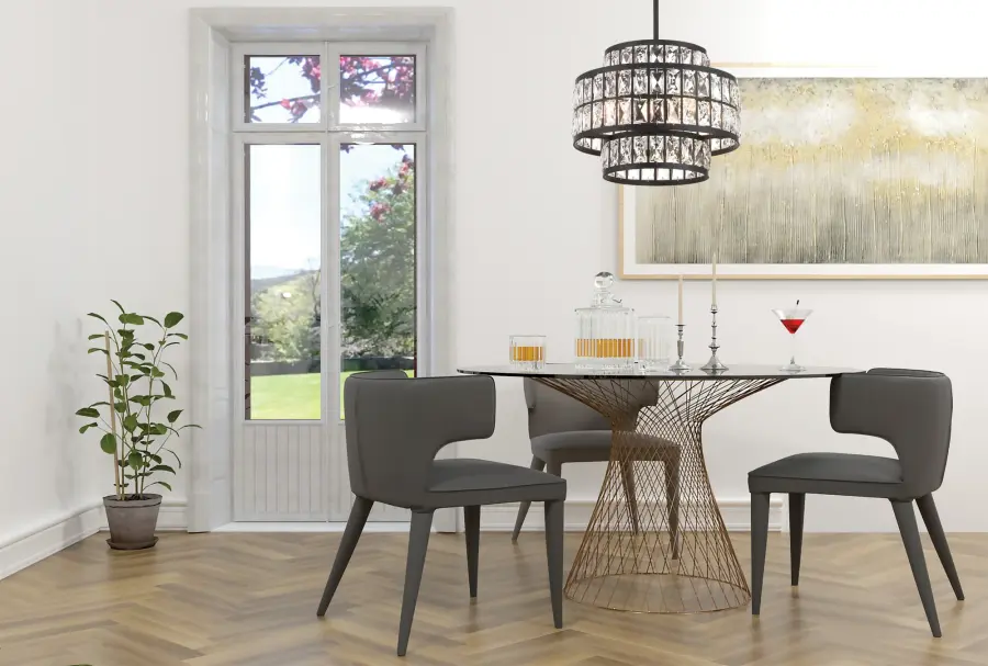 Renzo 3-Light Pendant in Matte Black - Image 5