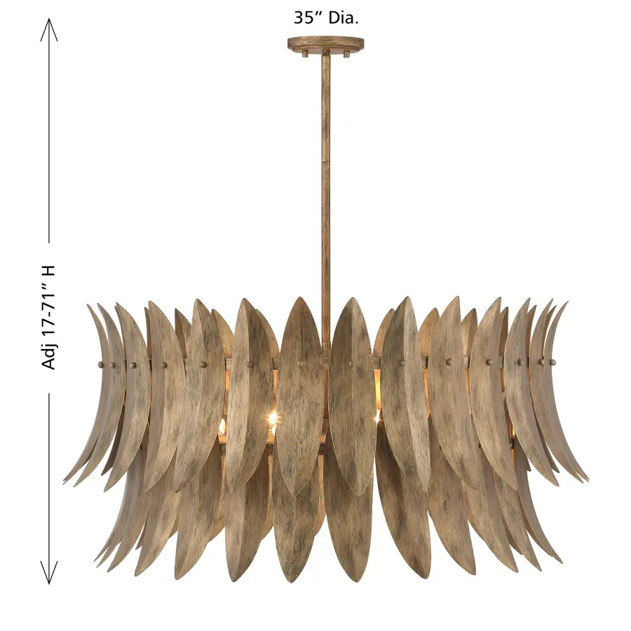 Sanctuary 8-Light Pendant in Coronado by Breegan Jane - Image 7