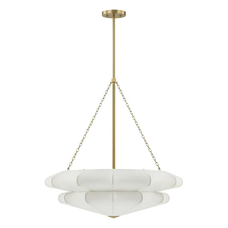 Coppell 3-Light Pendant in Warm Brass - Image 2