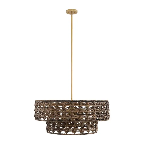 Silencio 7-Light Pendant in Riviera Brass by Breegan Jane - Image 2